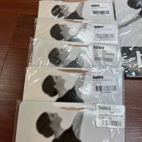 NEW! Bundle of Dance Tights, assorted sizes, Balera - Picture 3 of 7